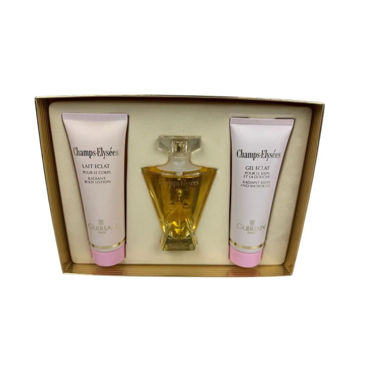 Champs-elysées 3-Piece Gift Set Edt 1.7oz + Body Lotion Shower Gel by Guerlain
