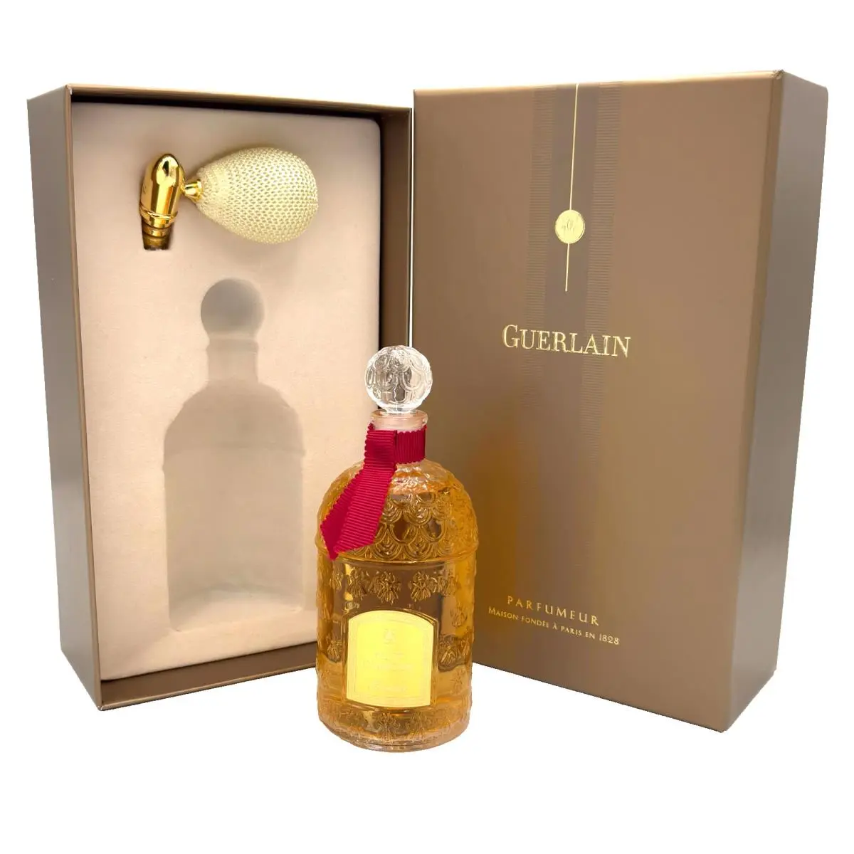 Nuit D’amour Edp 125ml 4.2 Fl Oz Bee Bottle Les Parisiennes Taupe Box by Guerlain