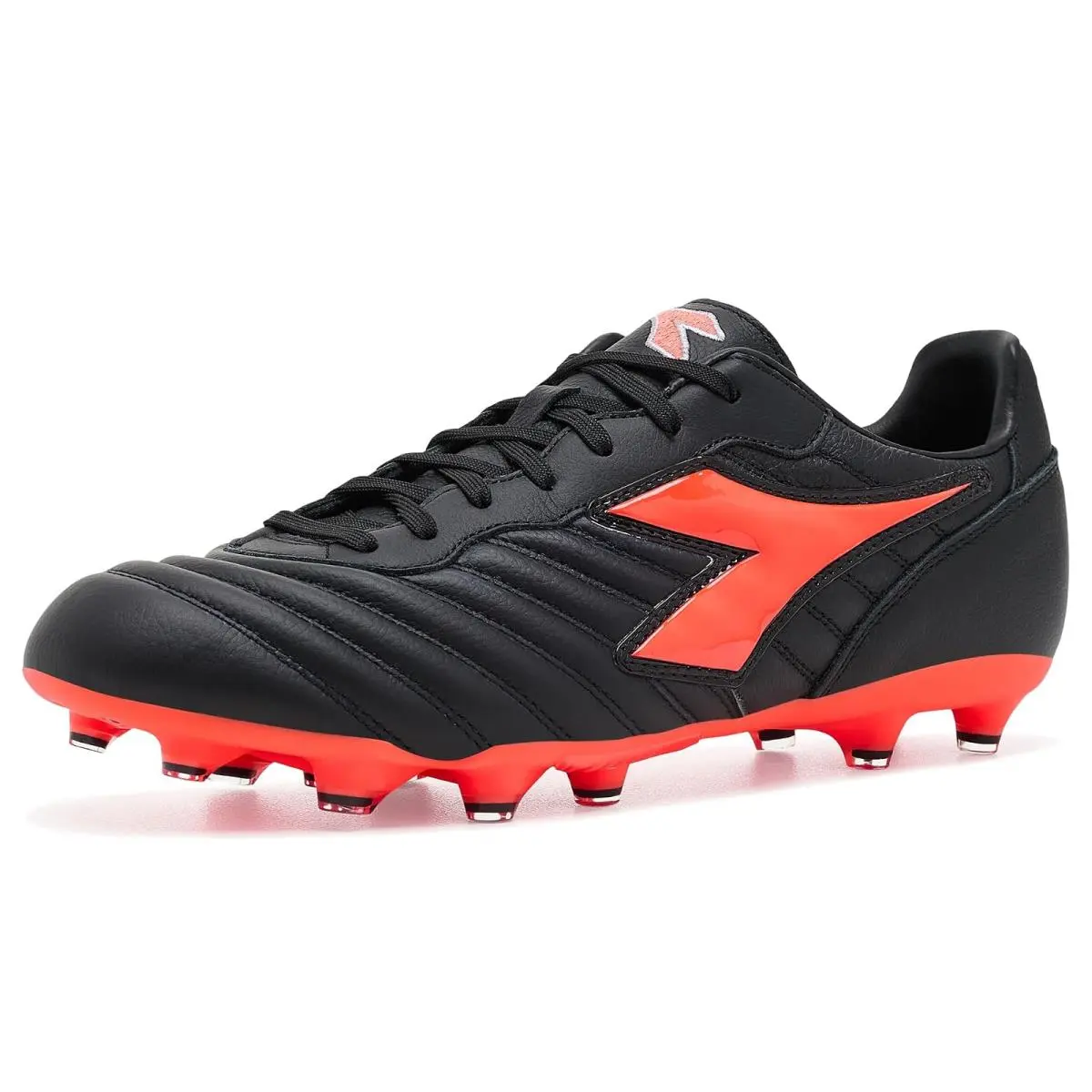 Diadora shoes - Black/Red Fluo 6