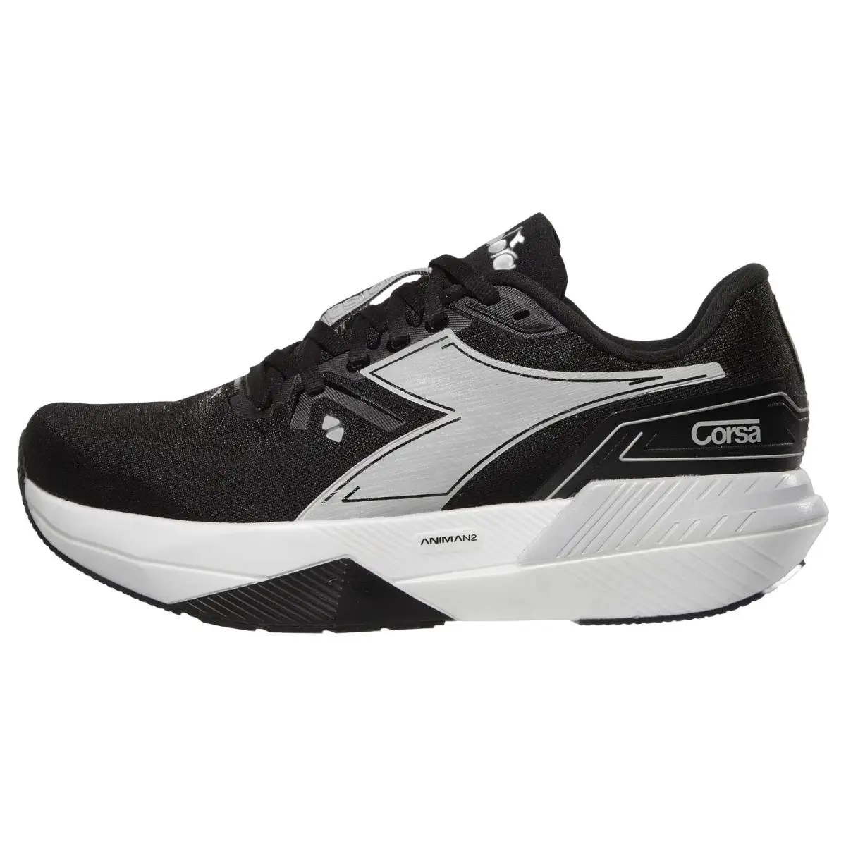 Diadora shoes - Diadora Corsa - Corsa - 101183761-C7406 - Black/White 5
