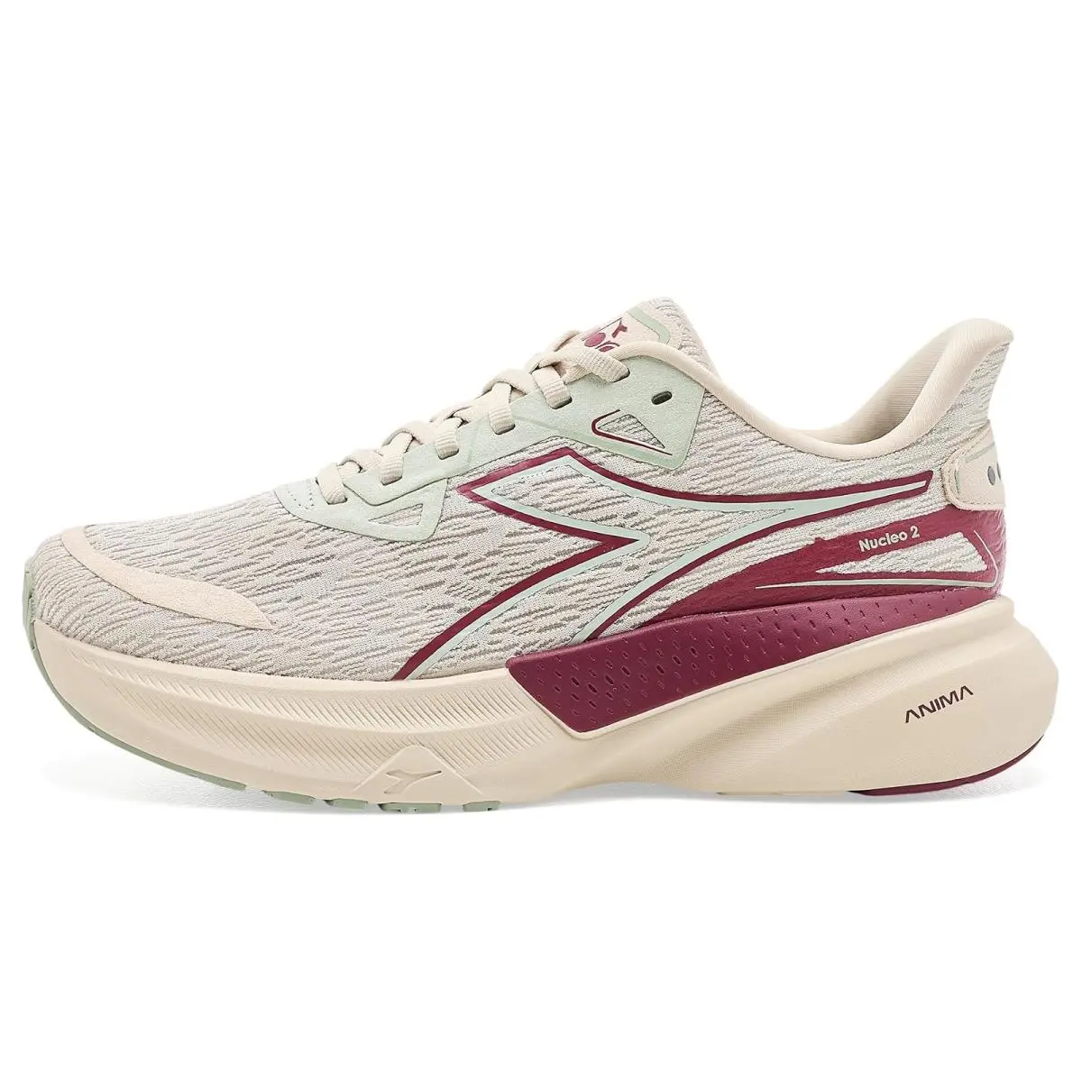 Diadora shoes - Almond Milk/Earth Red 2