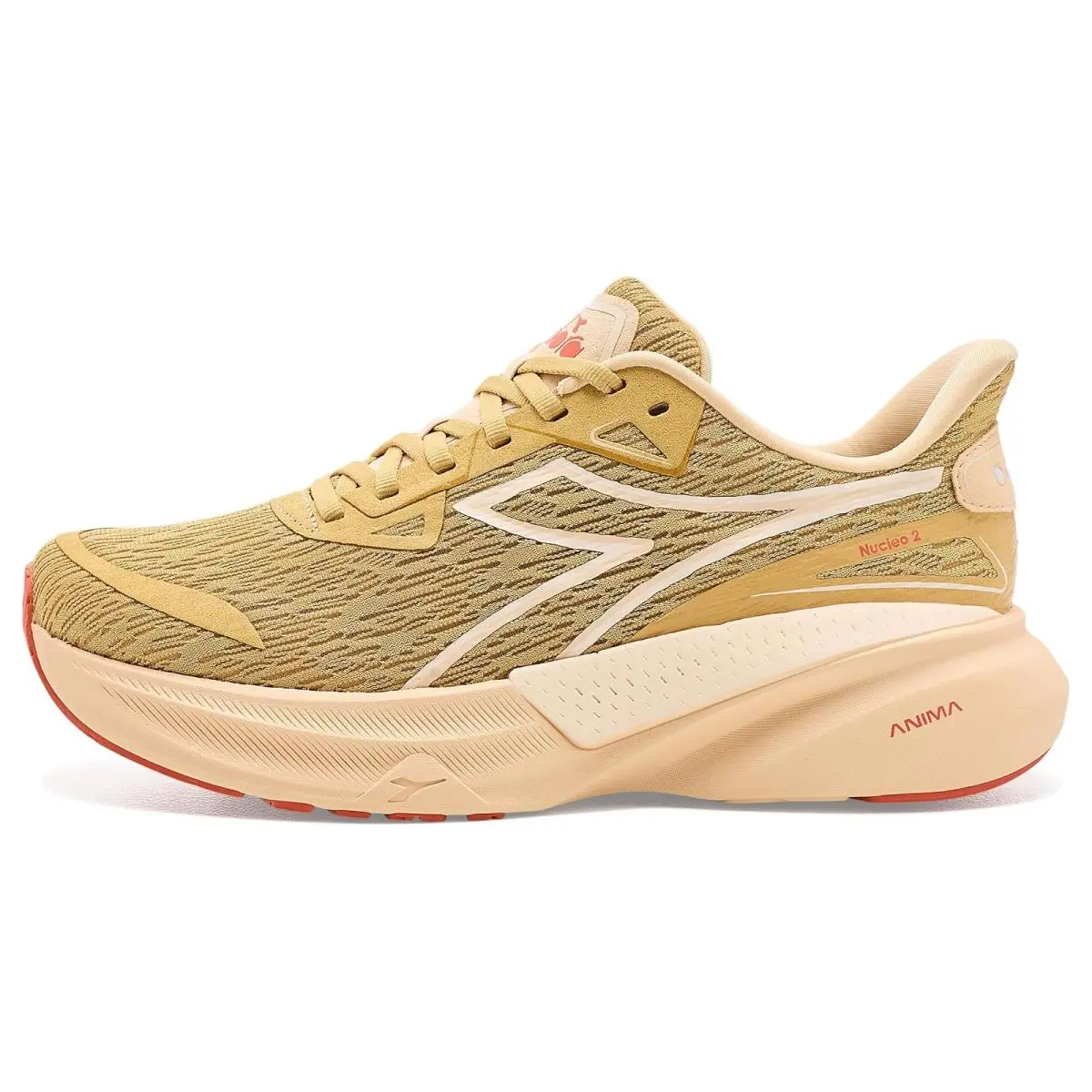Diadora shoes - Almond Milk/Earth Red 30