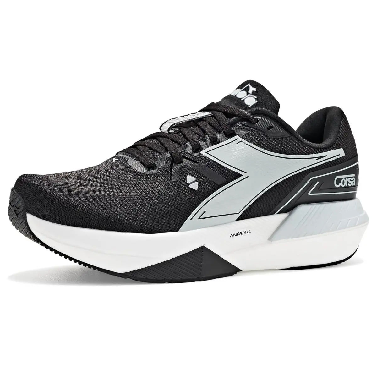 Diadora shoes - Black/White (c7406) 6