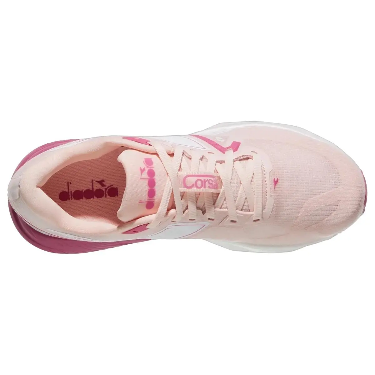 Diadora shoes - Diadora Corsa - Corsa - 101183761-D1471 - Pearl/Carmine Rose 2