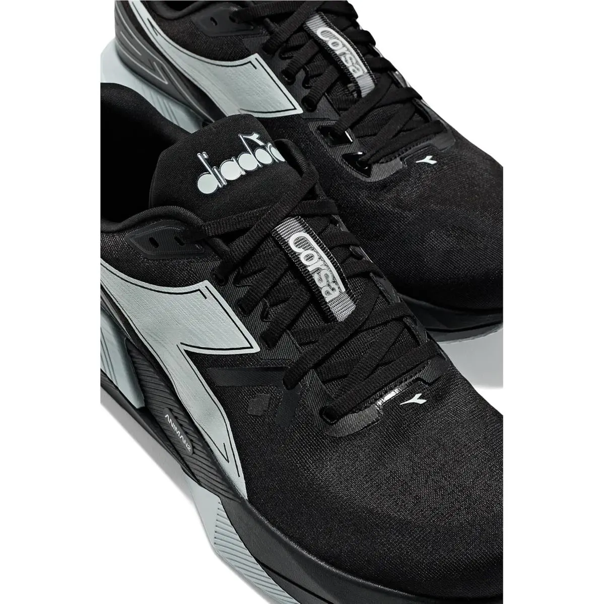 Diadora shoes - Black/ Mirage Gray 11