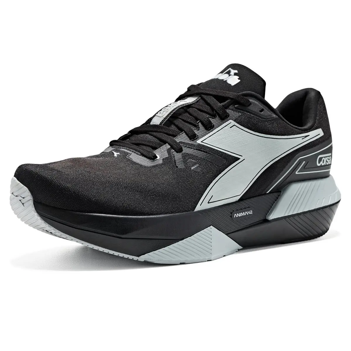 Diadora shoes - Black/ Mirage Gray 6