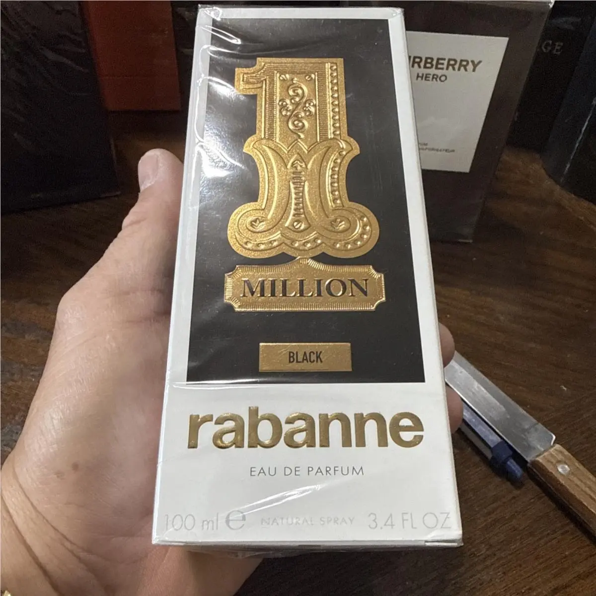 1 Million Black Eau DE Parfum 100 ML 3.4 Fl Oz by Paco Rabanne