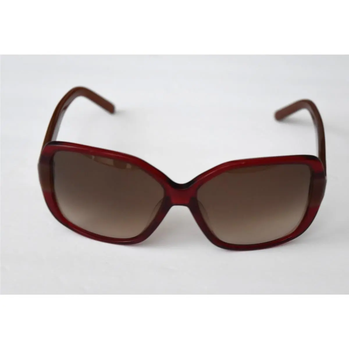 Chloé Square Brown Burgundy Oversized CE609S 621 58-14-135 Sunglasses