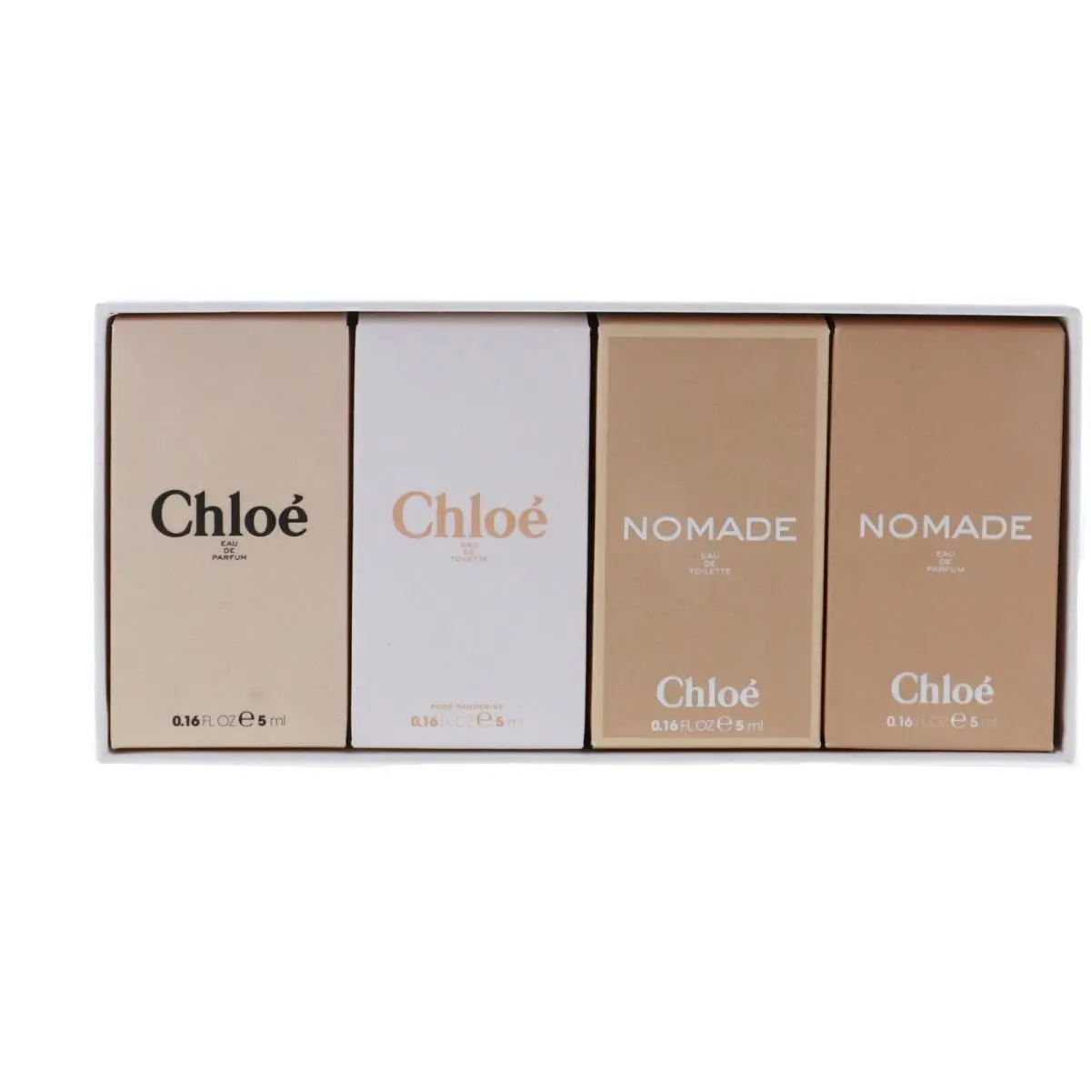 Chloe Mini Gift Set Nomade Edt 0.16oz + Rose Tangerine Edt 0.16oz + Chloe Edp 0