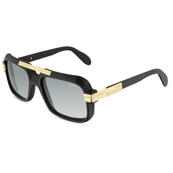 Legends Mod. 663/3 001 Square Black-gold/gray 56 mm Men`s Sunglasses Frame by Cazal