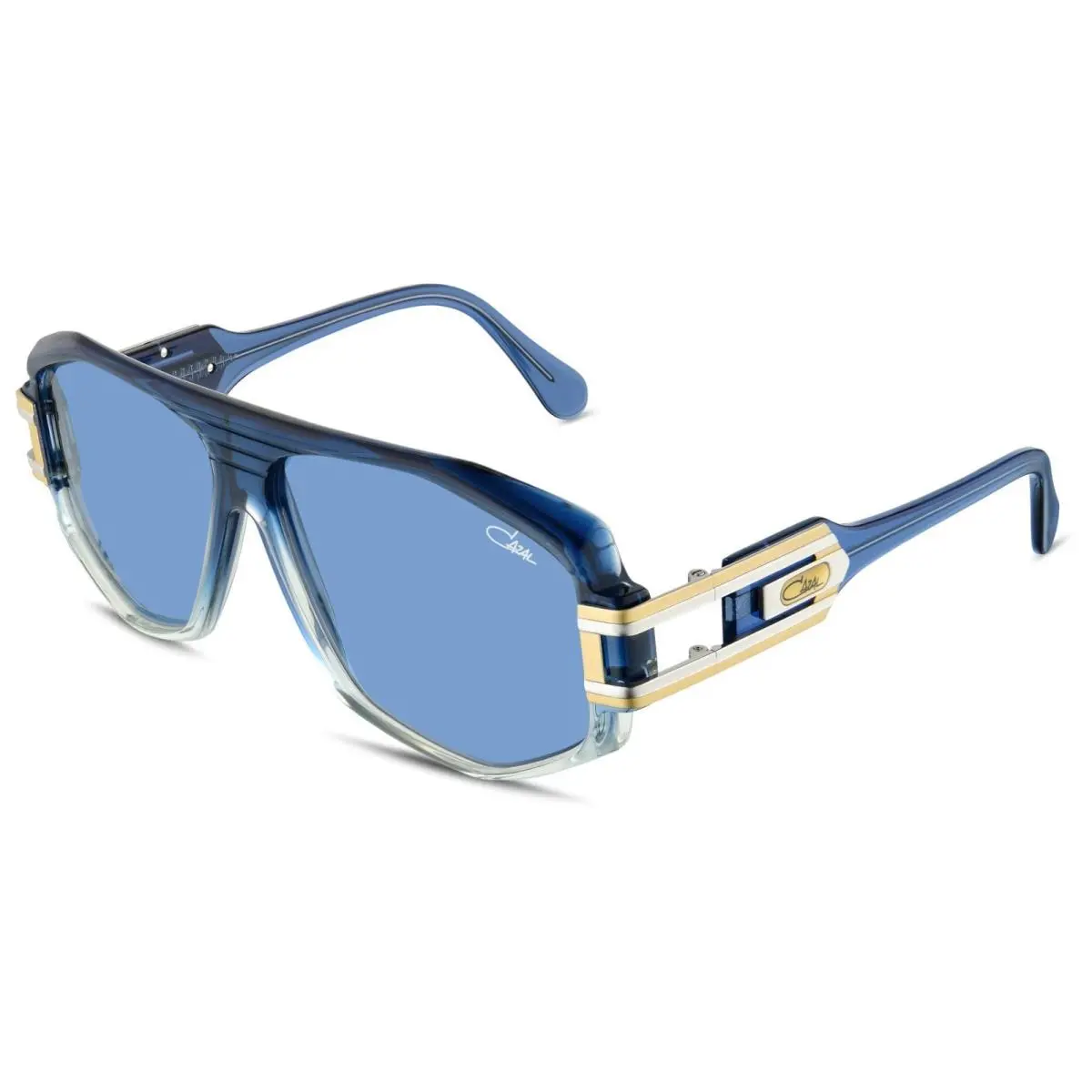 Legends Mod. 163/3 010 Aviator Blue/blue 59 mm Men`s Sunglasses Frame by Cazal