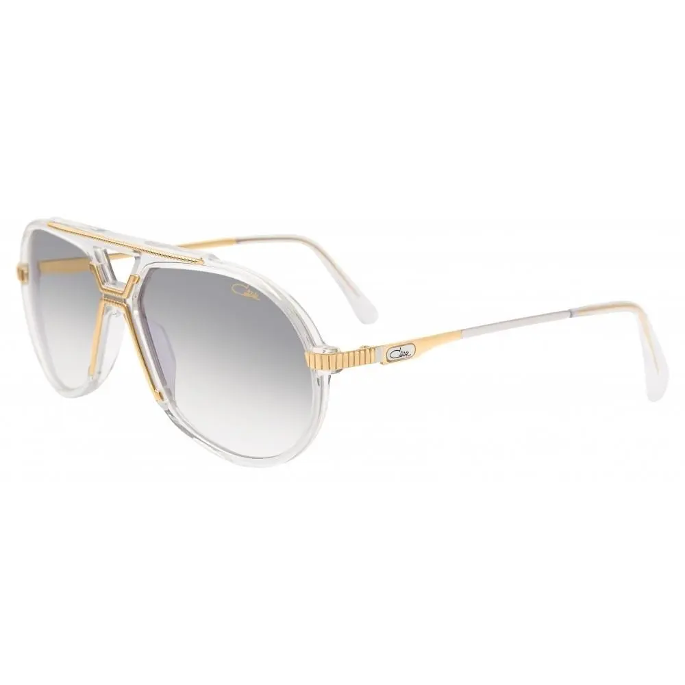 Legends Mod. 888 002 Aviator Clear-gold/gray 62 mm Men`s Sunglasses Frame by Cazal