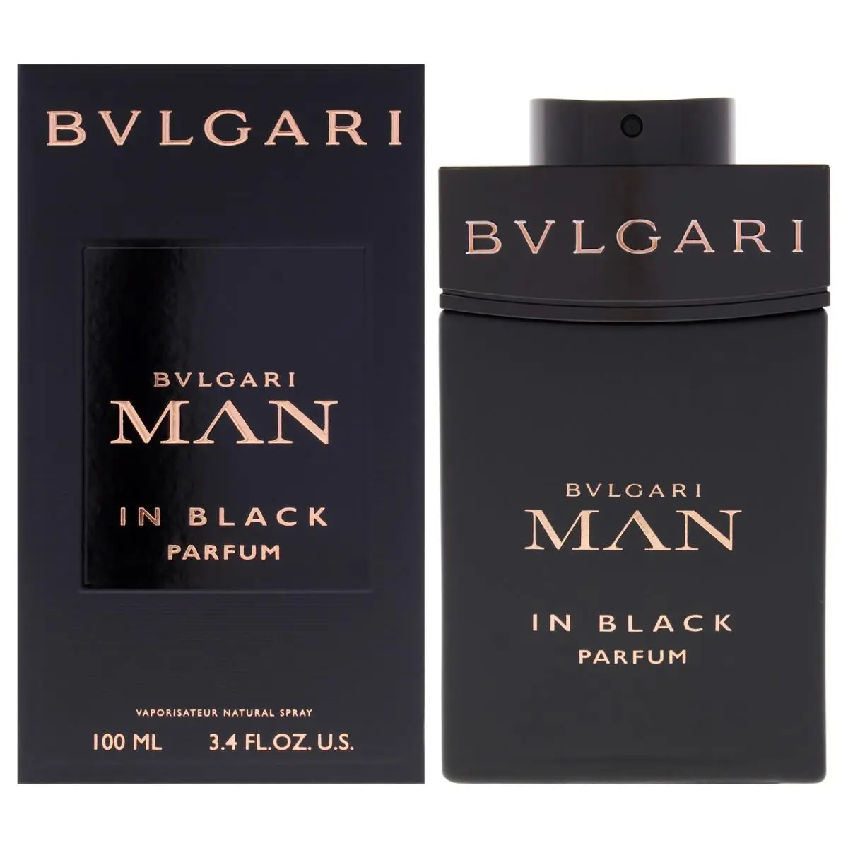 Bvlgari Man In Black Parfum 3.4 oz 100 ml For Men