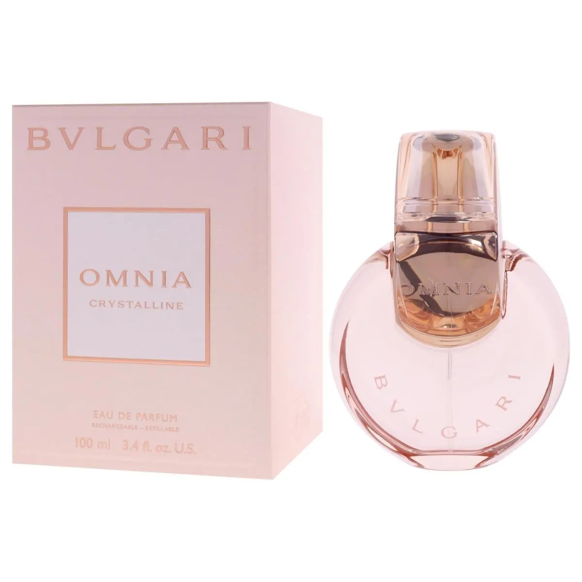 Bvlgari Omnia Crystalline Eau De Parfum 3.4 oz 100 ml For Women