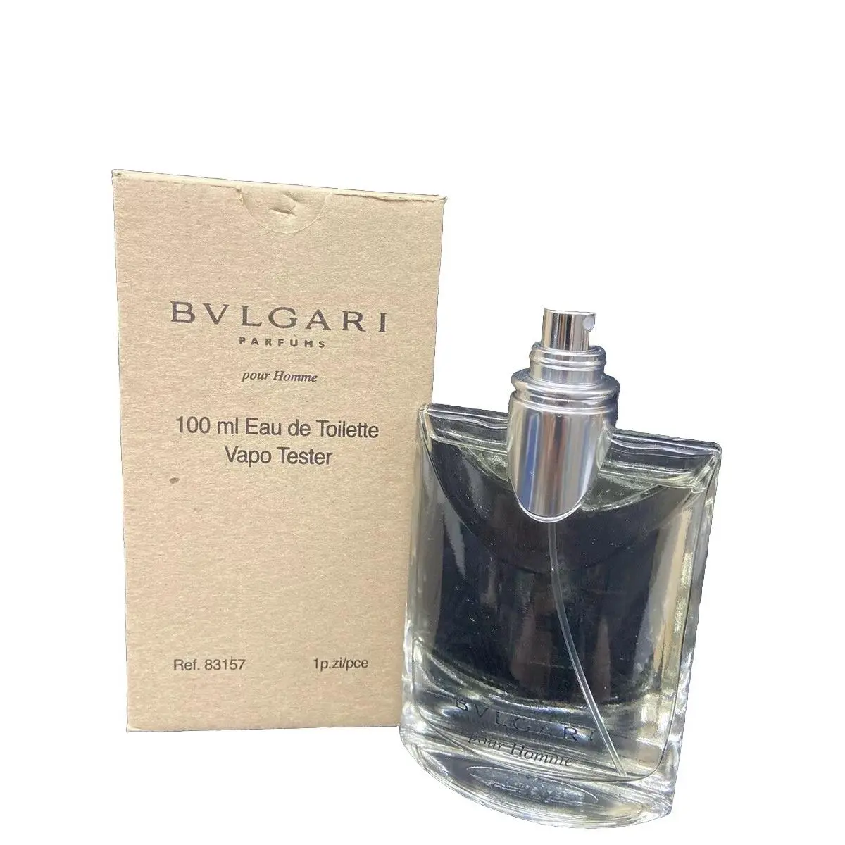 Bvlgari Pour Homme 3.4oz Eau de Toilette Spray Brown Box