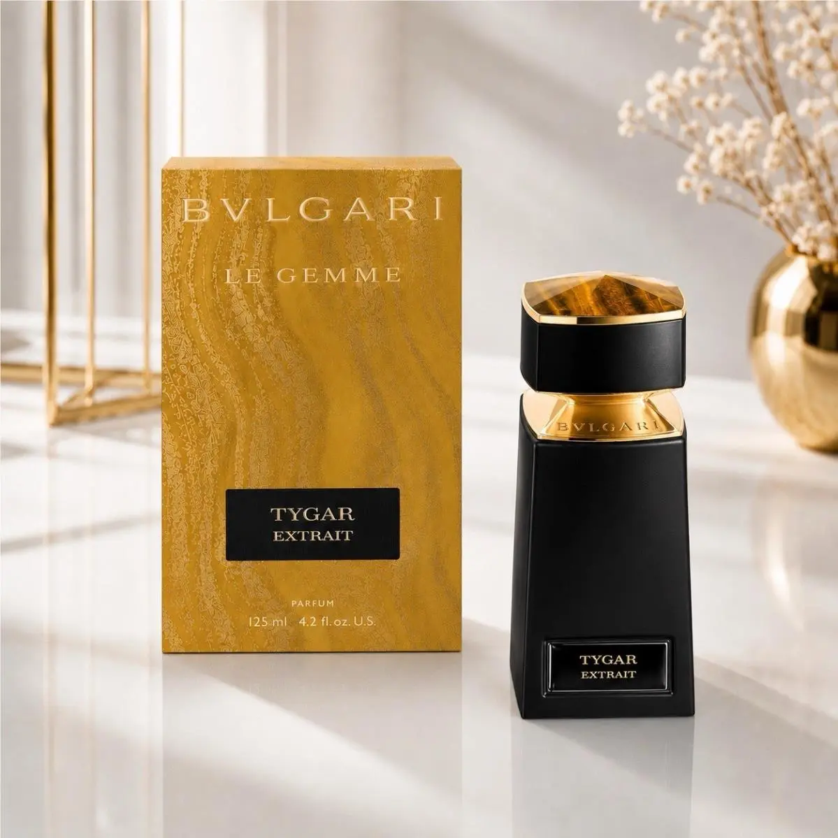 Bvlgari Le Gemme Tygar Extrait Parfum 4.2 oz 125ml Men’s Fragrance