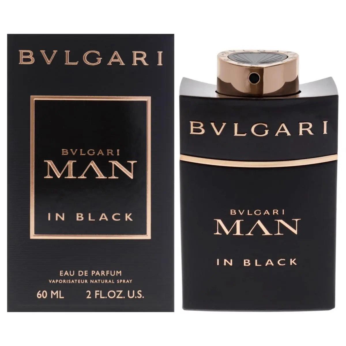 Bvlgari Man In Black Eau De Parfum 2 oz 60 ml For Men