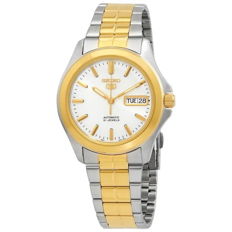 Series 5 Automatic White Dial Mens Watch SNKK94K1 by Seiko