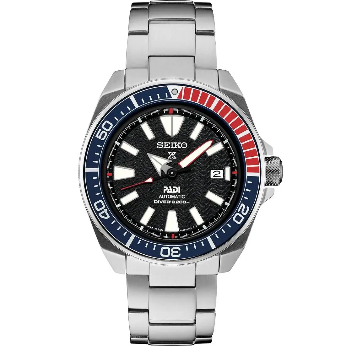 Prospex Padi SRPB99K1 Samurai Automatic Diver`s Pepsi by Seiko