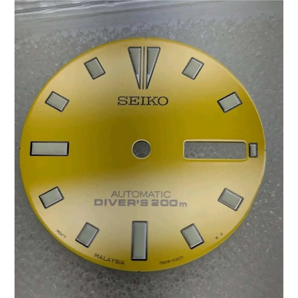 7S26-02C7 XY19 Dial Yellow For SKXA35 Bumblebee by Seiko