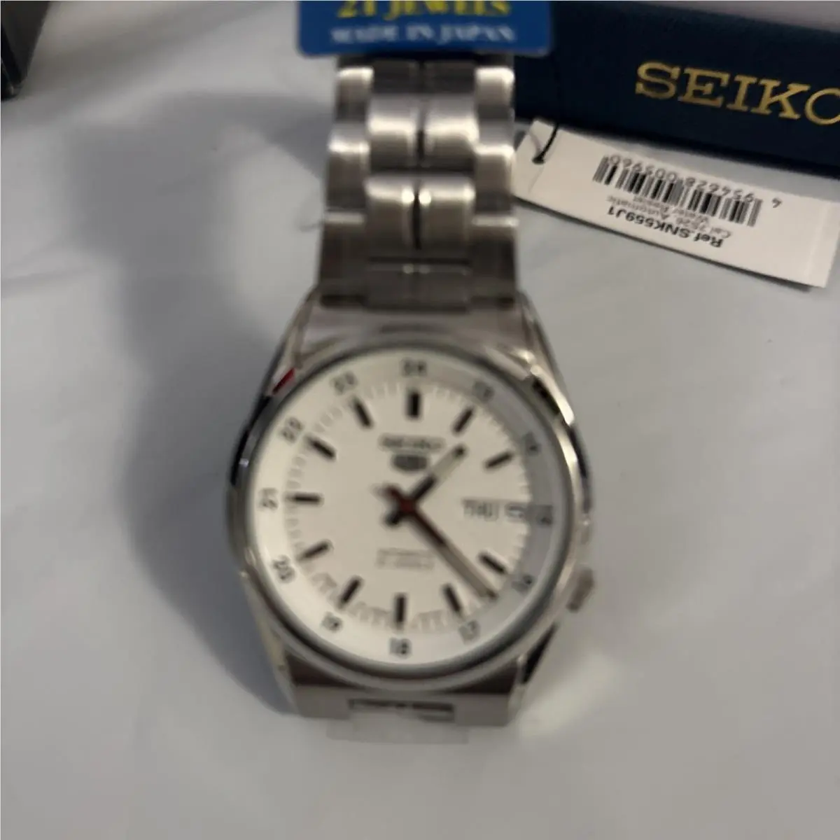 5 SNK837J1 Automatic 21 Jewels Silver Dial 36mm Japan Rare by Seiko