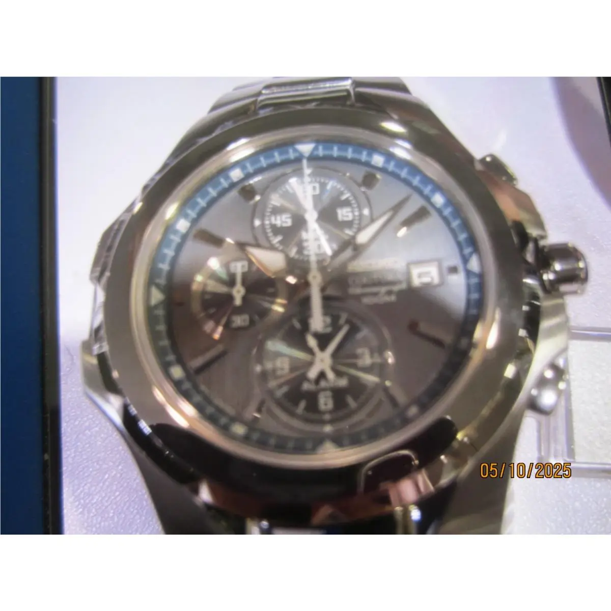 Coutura Men`s Watch Chrono Alarm S/s SNAD51 by Seiko