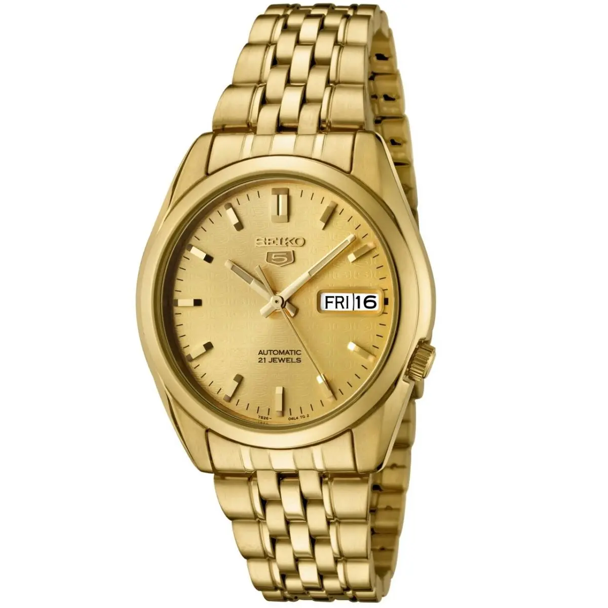 5 Automatic Gold-tone Mens Watch SNK366K1 by Seiko