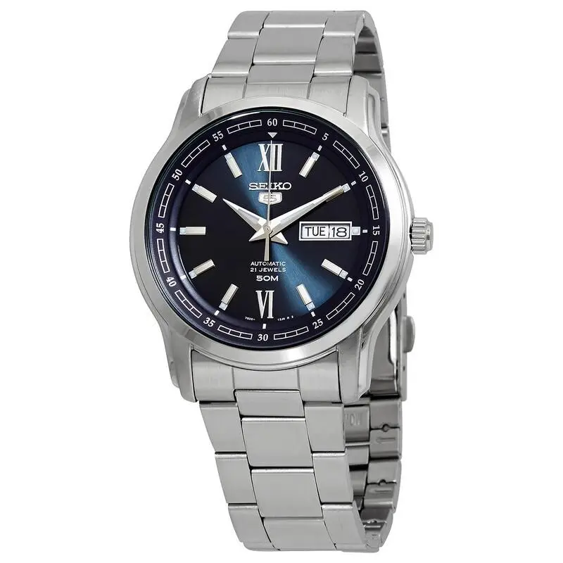 Series 5 Automatic Blue Dial Mens Watch SNKP17K1 by Seiko