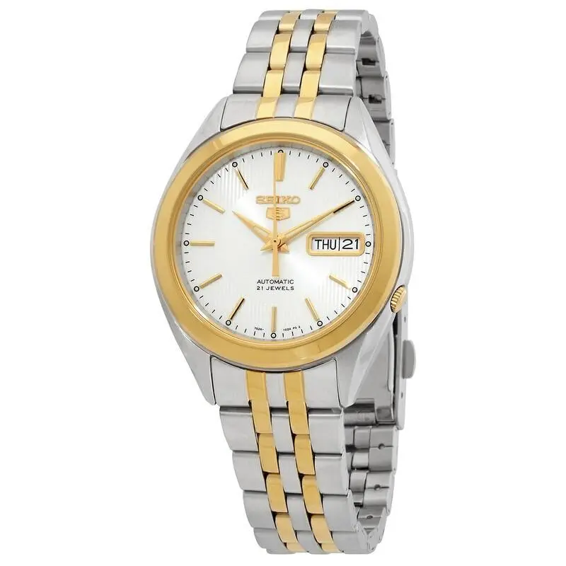 Series 5 Automatic White Dial Mens Watch SNKL24K1 by Seiko