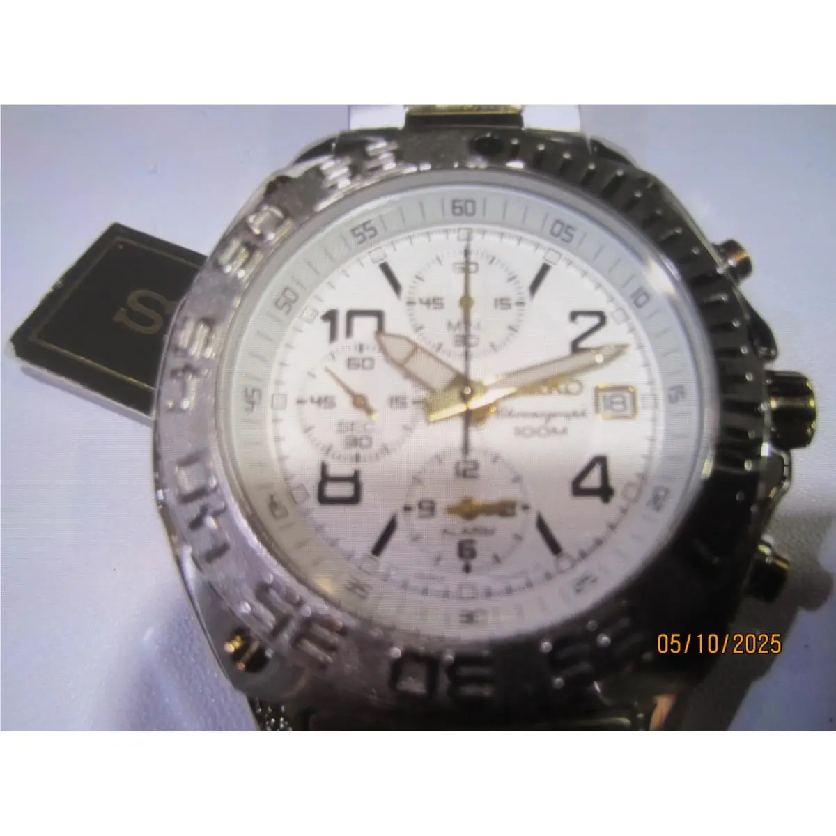 Men`s Watch Chrono Alarm S/s SNA619 by Seiko