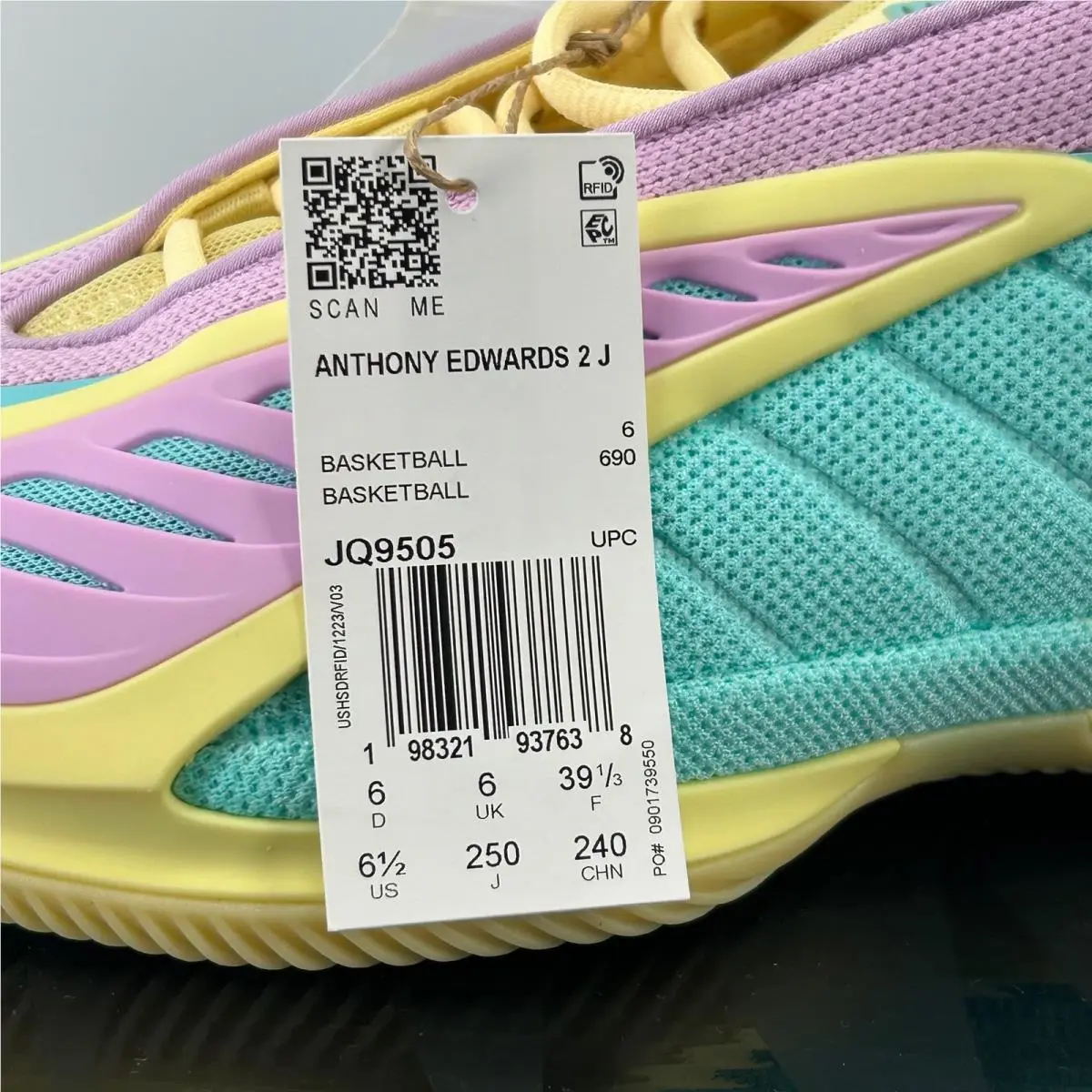Adidas shoes - Anthony Edwards 2 J - Anthony Edwards - Multicolor 5