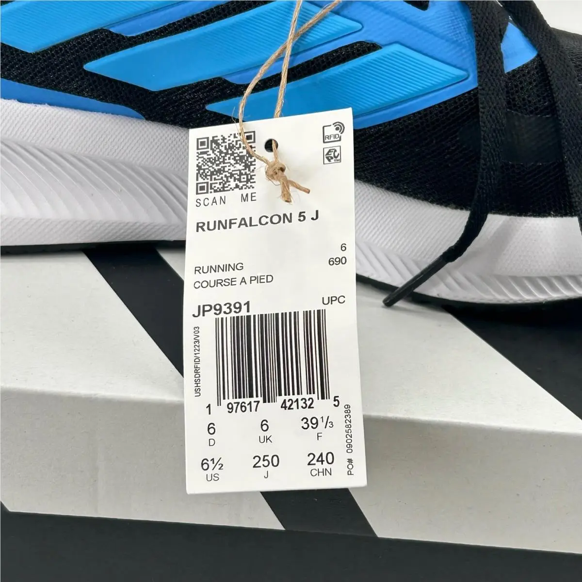 Adidas shoes - Runfalcon 5 J - Runfalcon - Black 8