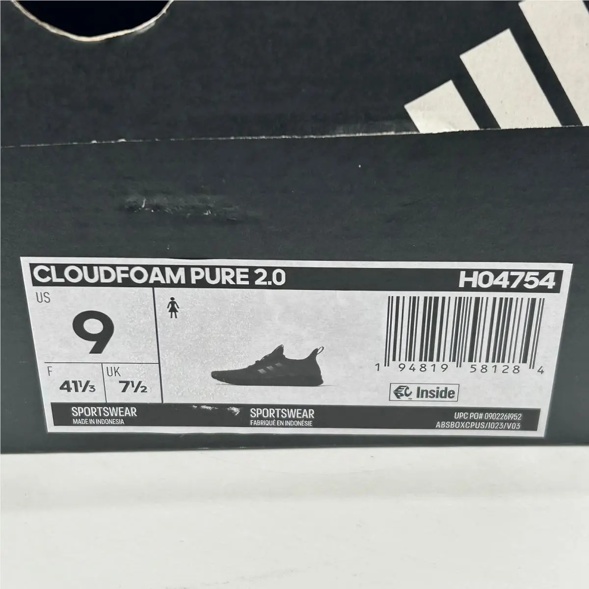 Adidas shoes - adidas Cloudfoam Pure 2.0 - Cloudfoam Pure - Black 1