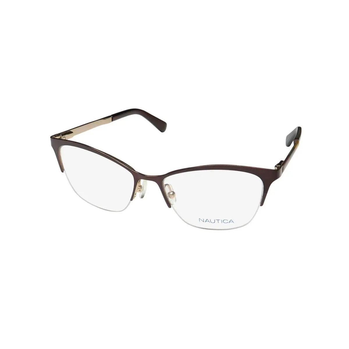 NLO5009 Cat Eye Eyeglass Frame/glasses Half-rim American Fashon Designer by Nautica