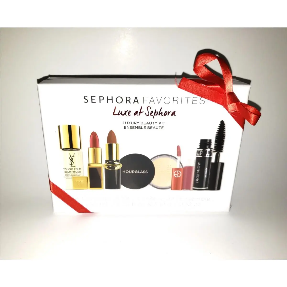Favorites Luxe Luxury Beauty Kit 6pc Gift Set Lipstick Primer Mascara by Sephora