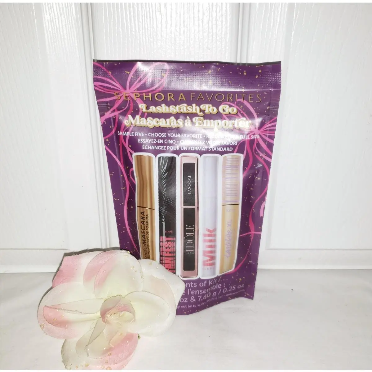 Favorites Lashstash To Go Mascara Sampler 5pc Gift Set +certificate 2024 by Sephora