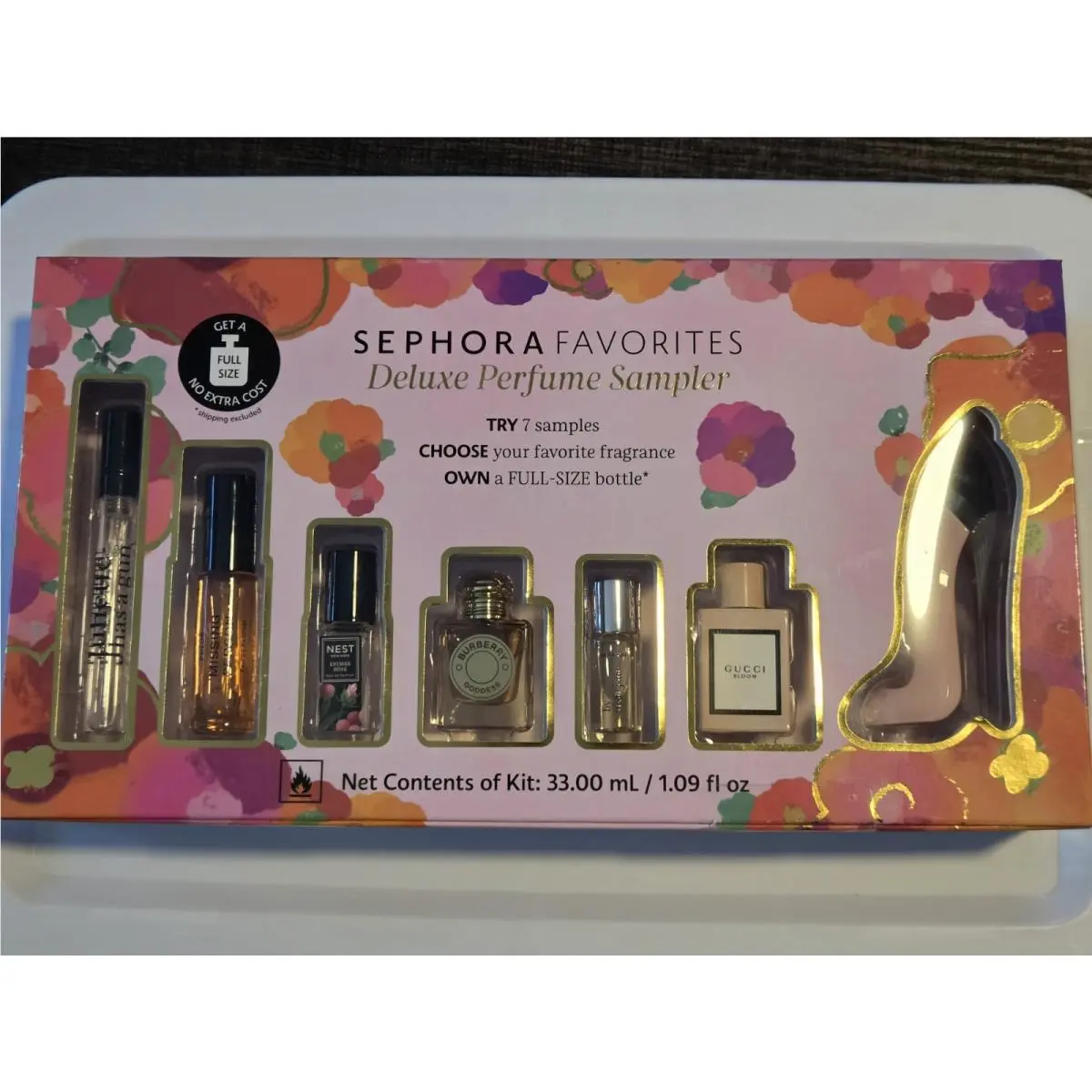 Favorites 7 Pc Deluxe Mini Perfume Sampler Set NO Certificate by Sephora
