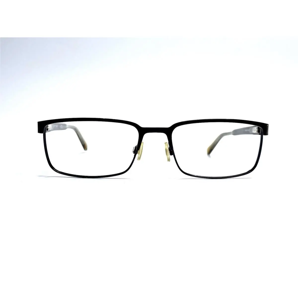Rectangular Brown Copper Metal Temples Eyeglasses N7222 59 17 150 by Nautica