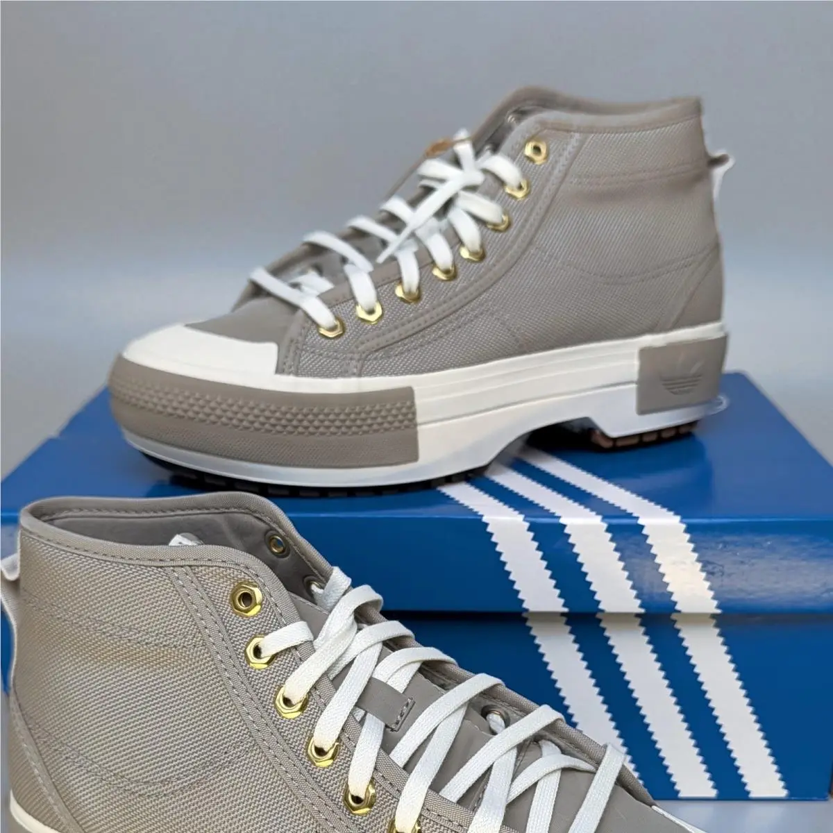 Adidas shoes - Adidas Nizza Trek - Nizza Trek - Grey brown 1