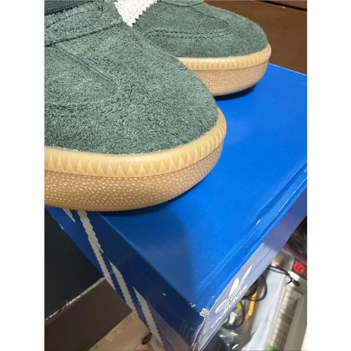 Adidas shoes - adidas Samba - Samba - JI3198 - Shadow Green/Chalk White/Gum 9