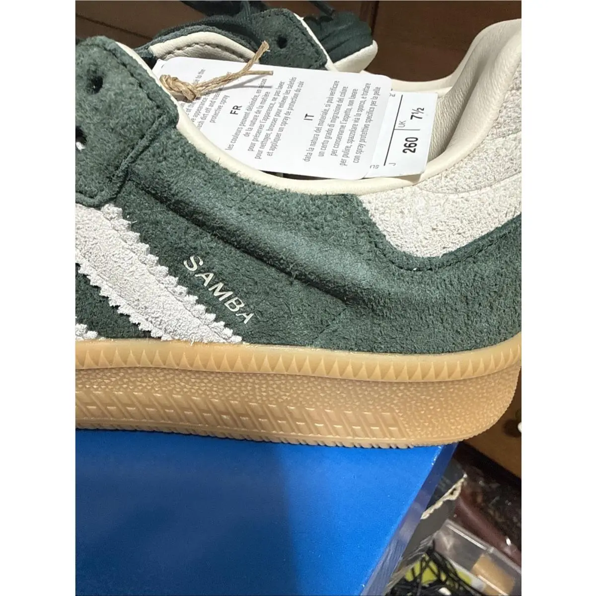 Adidas shoes - adidas Samba - Samba - JI3198 - Shadow Green/Chalk White/Gum 2