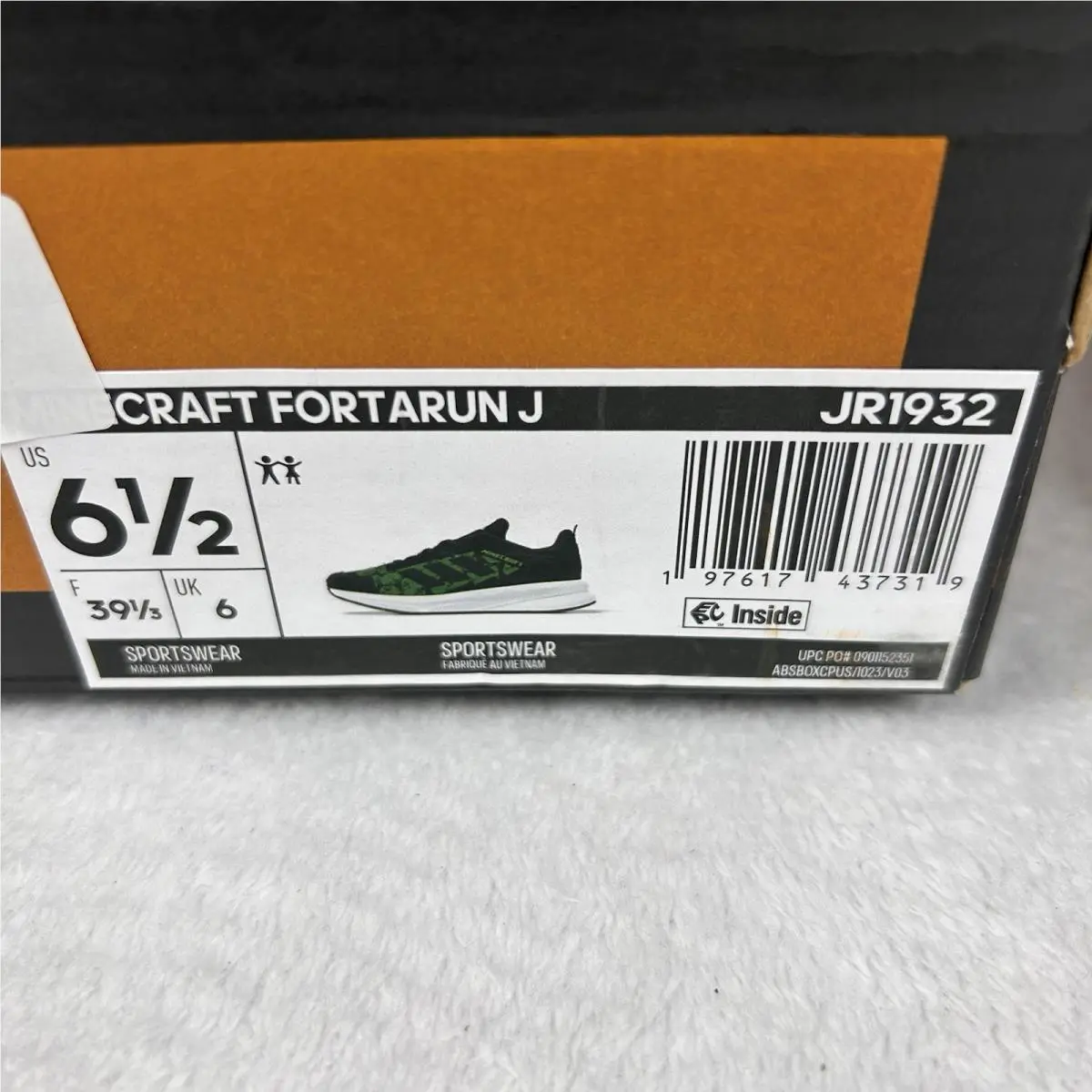 Adidas shoes - adidas FortaRun - FortaRun - Black /Green (UPC: 0197617437319) 9