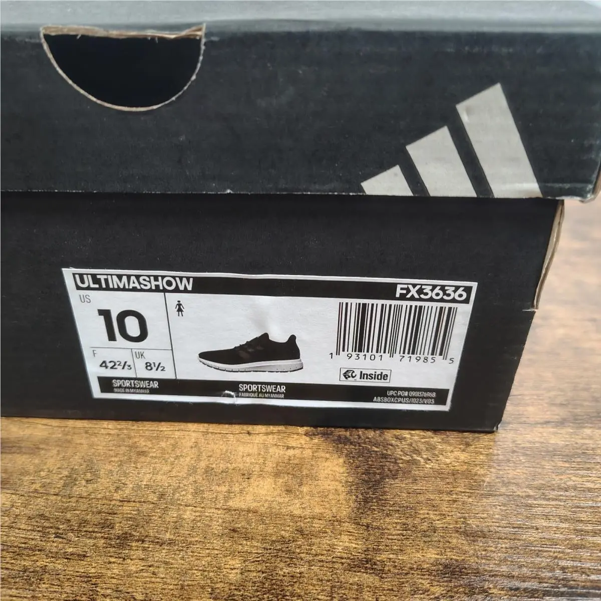 Adidas shoes - adidas Ultimashow - Ultimashow - FX3636 - Cloud White / Blue Dawn / Core Black (UPC: 193101719855) 7