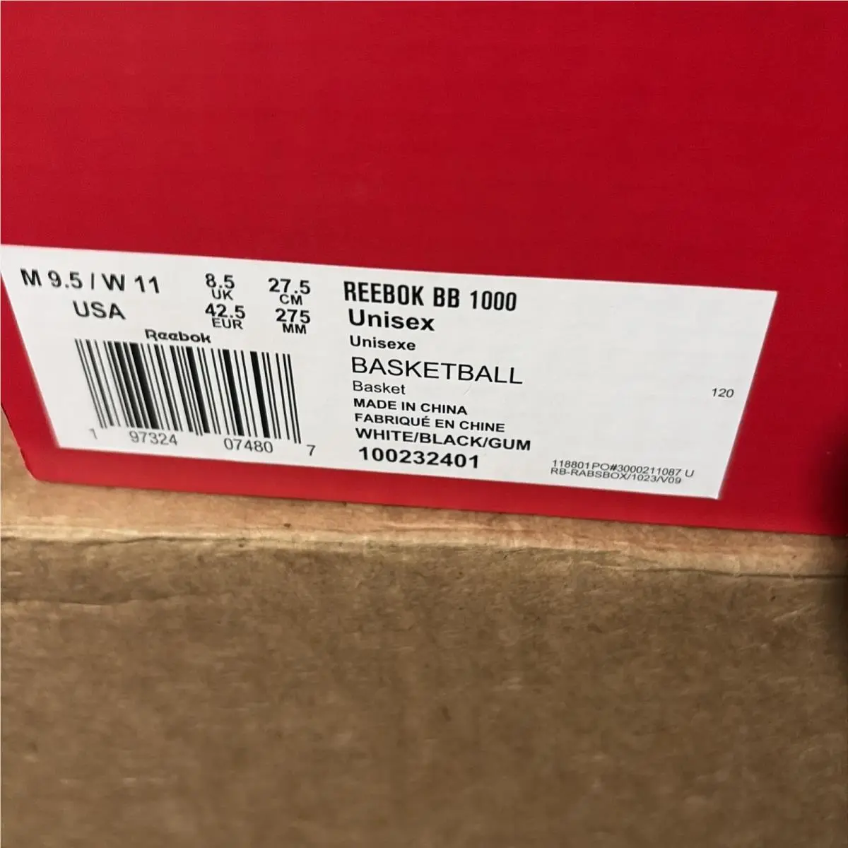 Reebok shoes - BB 1000 - 100232401 - White 5