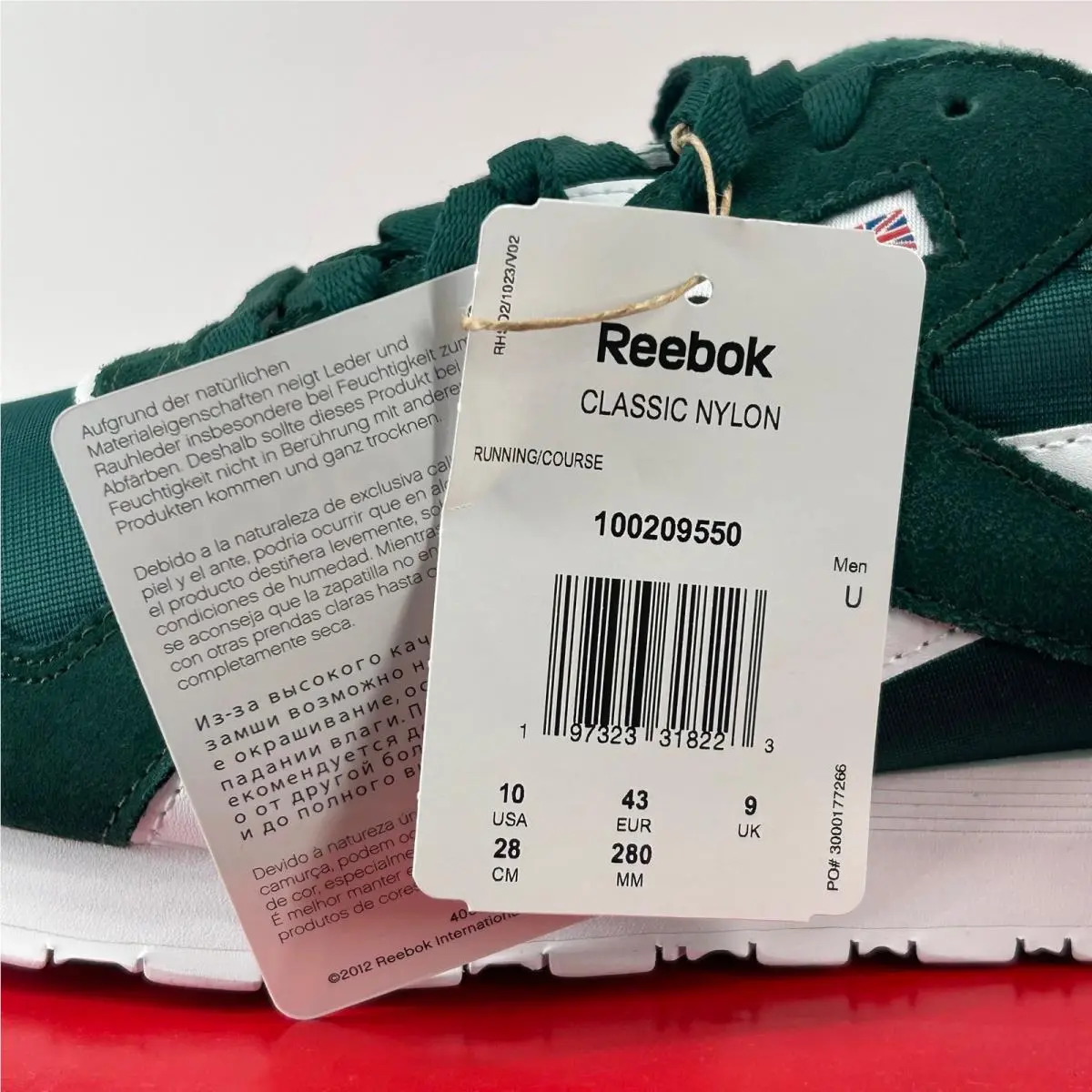 Reebok shoes - Reebok Classic Nylon - Classic Nylon - Green 8