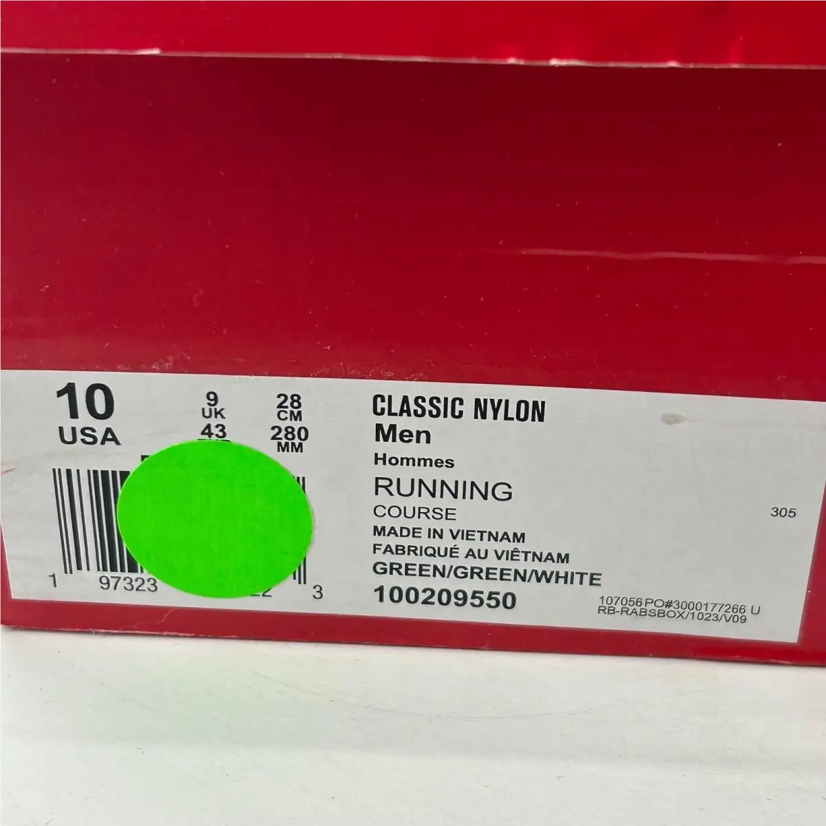 Reebok shoes - Reebok Classic Nylon - Classic Nylon - Green 4