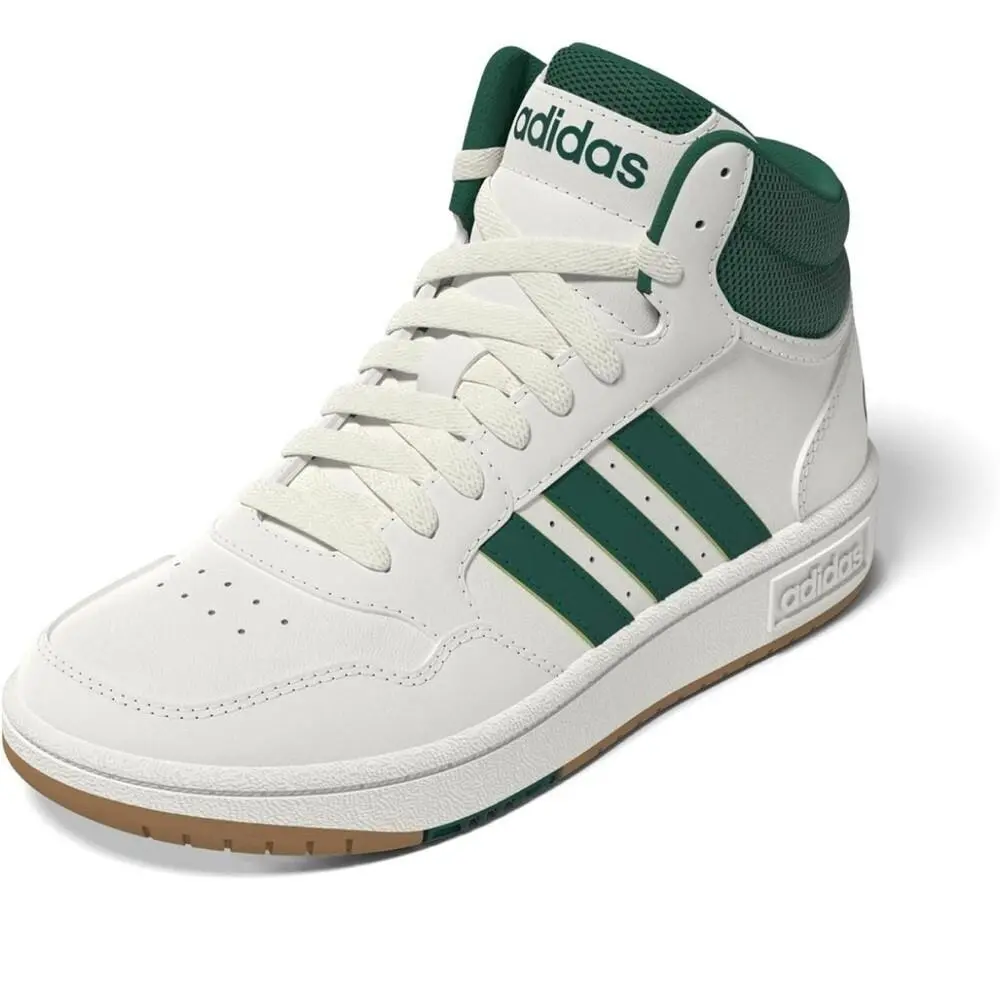 Adidas shoes - adidas Hoops 3.0 Mid - Hoops Mid - White/Green 0