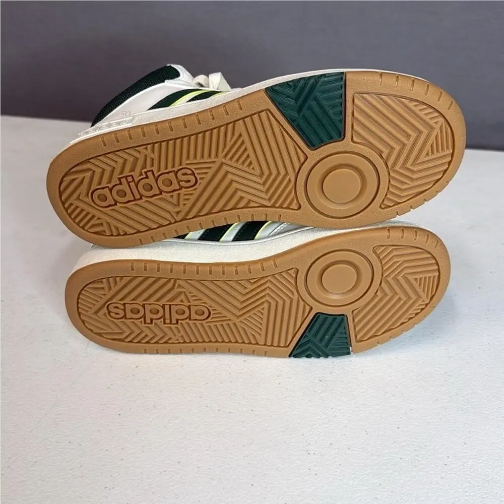 Adidas shoes - adidas Hoops 3.0 Mid - Hoops Mid - White/Green 6