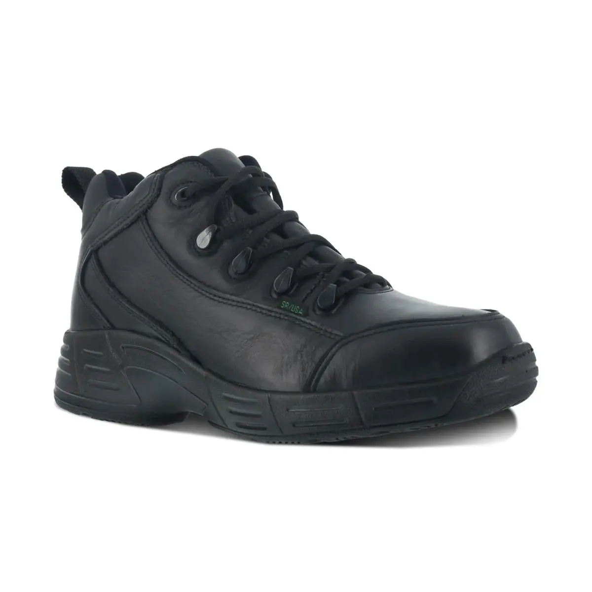 Work Postal Express Approved Men`s Soft Toe Waterproof B Black - 6 Wide by Reebok