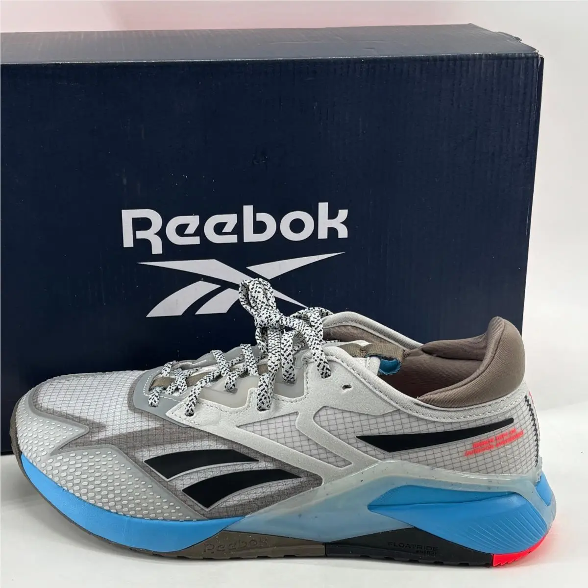 Reebok Nano X2 TR Adventure Men Size 10 Grey Blue HP9225 Training Shoes